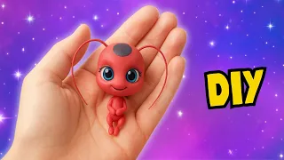 ✨Make Your Own Tikki! 🐞 DIY with Foam Clay 😍 | Miraculous Ladybug Craft