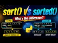 What s the Difference sort vs sorted in Python python list methods Hindi