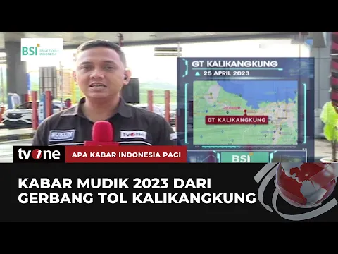 Pantauan Arus Balik Lebaran 2023 di Gerbang Tol Kalikangkung