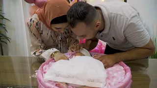 اهلا ياماما انرت قلب ماما 