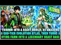 Tiny Green Snake Giant Dragon Beast His Beast Farm Can Evolve Any Animal Into a Top-Tier Beast