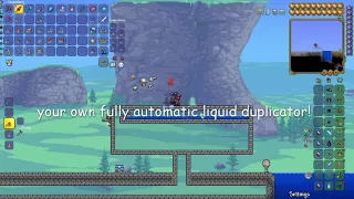 Terraria 1 4 liquid duplicator Fully automatic and simple for Mobile and PC versions