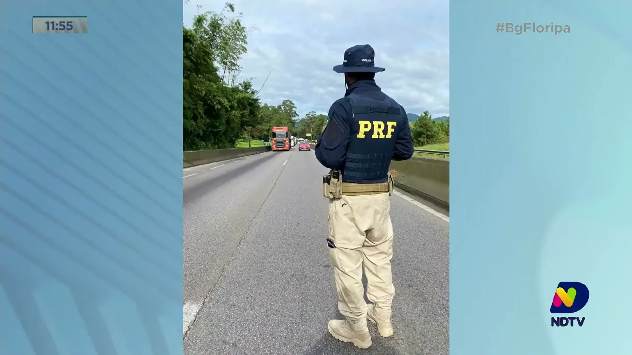 Indígenas interditam rodovia em protesto contra o Marco Temporal