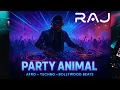 Download Lagu PARTY ANIMAL (Nonstop DJ Remix 2025) | Bollywood x Afro x Techno Vibes | Club Banger Mix - DJ Raj