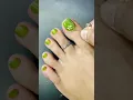 Easy toe nail art at home