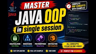 Master Java OOP in One Session Complete OOP Concepts with Real Examples