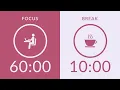 Lagu 60/10 Pomodoro Timer with Pink Noise 🎧 Study with Me for Deep Focus \u0026 ADHD ✨