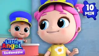 Kereta Api Tut Tut Tut | Little Angel Indonesia | Kartun dan Lagu Anak Favorit