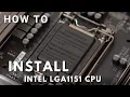 How To Install Intel LGA 1151 CPU