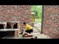 Download Lagu 615 Hours Building Kitchen Walls And A Traditional Brick Stove | Ly Hoang Linh