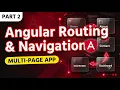 Angular Tutorial Series Part 2 Angular Navigation Routing Multi-Page Application
