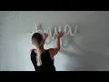 How To Install Wooden Name Signs Easy Way To Hang Wooden Signs Wooden Name Sign Installation