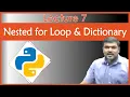 Python Programming Class 7 Nested for loop Changing Case Dictionary its features