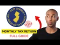 How to File New Jersey Monthly Sales Tax Return Step-by-Step 2025