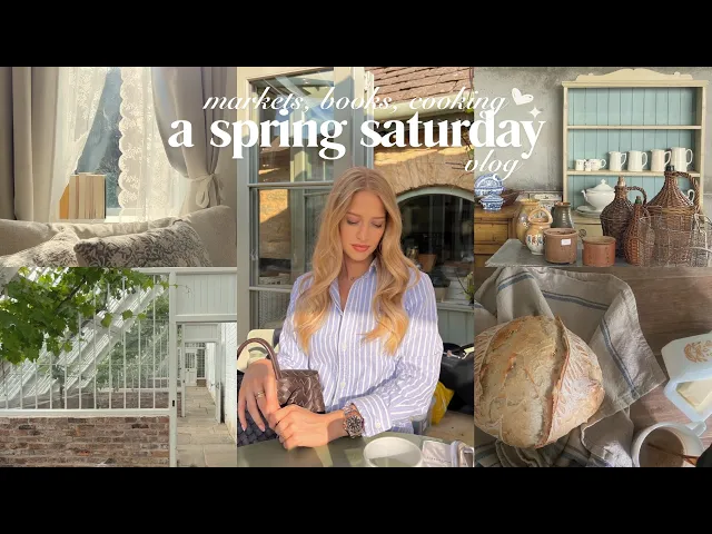 Download MP3 a spring saturday vlog: country markets, cooking & collecting new books