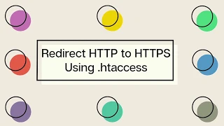 How to redirect HTTP to HTTPS Using htaccess