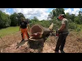 Portable sawmill road trip to Rockhill farm