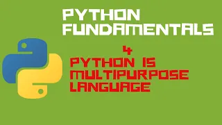 Python is Multipurpose All Rounder Language
