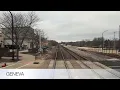 Metra Train Cab Car Ride On UPW Train From Elburn To Ogilvie Transportation Center On 25