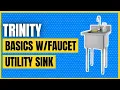 TRINITY THA-0307 Basics Stainless Steel Utility Sink