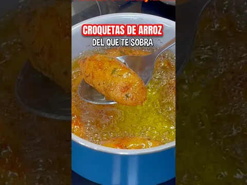 CROQUETAS DE ARROZ DEL DIA ANTERIOR | RECETA FACIL, ECONOMICA, Y DELICIOSA 🍚🧀