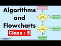 Algorithms And Flowcharts Class - 5 Computer CBSE CAIE ICT Education