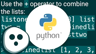 How do I concatenate two lists in Python