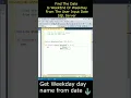 Find Weekend or Weekday From User Input Date SQL Server