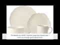 Pfaltzgraff Chateau Cream 16-Piece Stoneware Dinnerware Set Service for 4 Off White