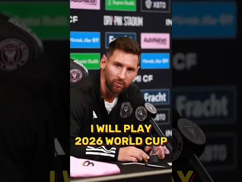 Messi speaks about 2026 World Cup! 😯
