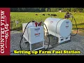 Finishing up the Farm Fuel Station Now We are Ready for Bulk Fuel
