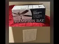 Ceiling Fan install 1 or 2 switches in home Hampton Bay Rockport 1001673208 shown same on most fans