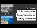 Color to Grayscale Image on Jquery Mousemove