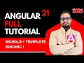 Angular 21 Tutorial in Hindi Signals Template Binding Reactive UI