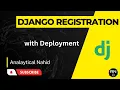 Django Basic Registration With Deployment PythonAnywhere Analytical Nahid