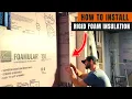 How to Install Rigid Foam Insulation Owens Corning Foamular Installation On Basement Walls
