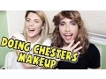 Lagu DOING CHESTER SEE'S MAKEUP // Grace Helbig