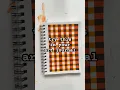 How to Make Gingham with Tempera Paint Sticks Fall Art Journaling Challenge Day 23