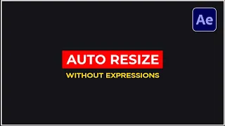 How to Create Auto Resizing Text Box Without Expressions Easily - After Effects tutorial
