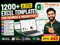 1200 Ready-to-Use Excel Templates for Business Productivity Advobytes