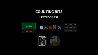 Counting Bits - Leetcode 338 From Naive to Optimal Using Dynamic Programming and Bit patterns