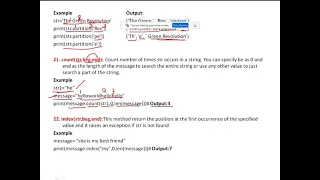 Strings in Python Programming Part4