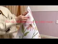 Floral Border Wall Decals Soft Botanical Peel and Stick Accent Wall Design