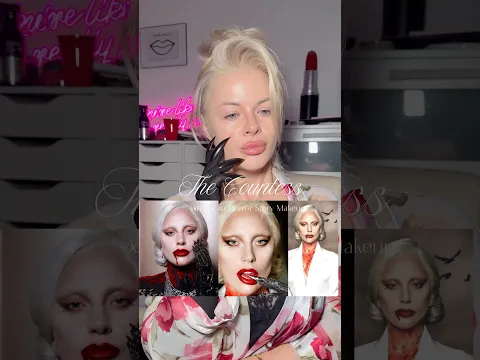 Transforming myself into THE COUNTESS! #ladygaga #americanhorrorstory #halloweenideas