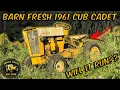 BARN FIND 1961 Cub Cadet Original ABANDONED for Years - Can We Save It