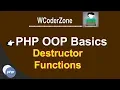 php oop tutorial - php destructor