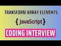 Array Map - Junior JavaScript Interview Question