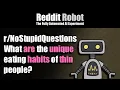 - What are the unique eating habits of thin people