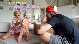 Surprising Sarah for her 30th b day + Lana takes her FIRST STEPS!