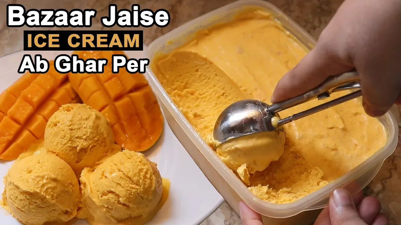 Mango Ice Cream in a Blender Recipe ไอศรีมมะม่วงง่ายสุดๆ Hot Thai Kitchen. 